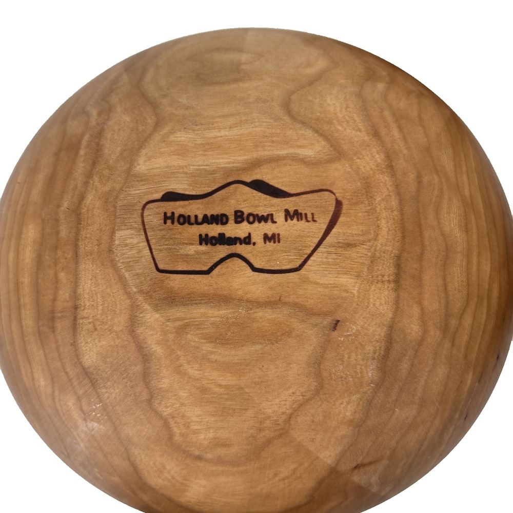 Holland Bowl Mill Michigan Wood Bowl Set of 5 Excellent Condition - Picture 6 of 6